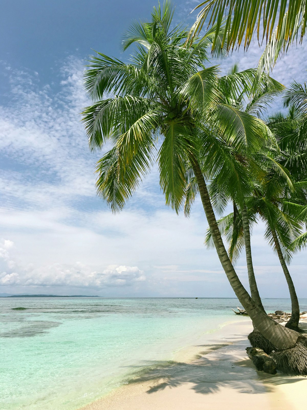 Fiji sandy beach